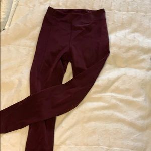 Ivy Park Maroon full length legging
